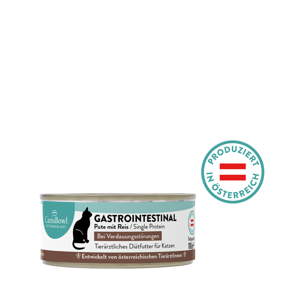 CanisBowl Vet Diät Katze GASTROINTESTINAL nass 6 x 100 g